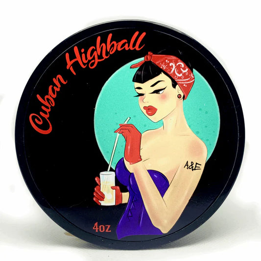 Ariana & Evans Cuban Highball K2e Base Shaving Soap 4 Oz Shaving Soap Pasteur Pharmacy