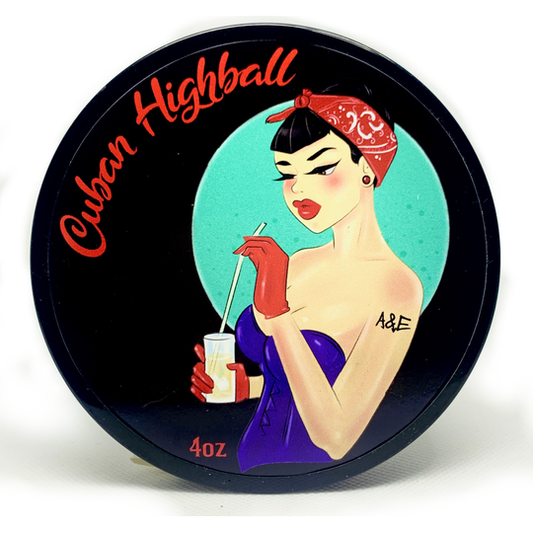 Ariana & Evans Cuban Highball Shaving Collection Shaving Set Pasteur Pharmacy Shaving Soap 4 oz