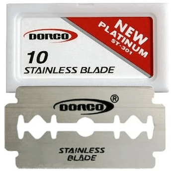 Dorco St-301 Double Edge Razor Blades 10 Pack Razor Blades Pasteur Pharmacy