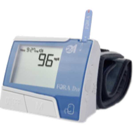 Fora Care D10 2in1blood Glucose Plus Blood Pressure Monitoring System Blood Glucose Meter Pasteur Pharmacy