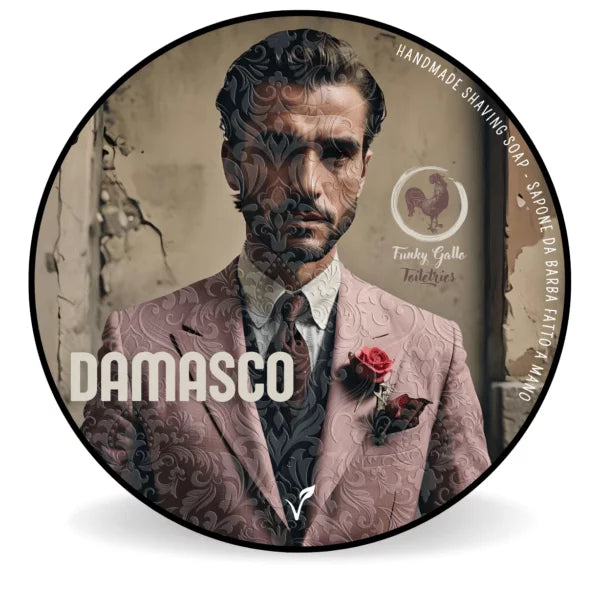 Funky Gallo Toiletries Damasco Collection Shaving Set Pasteur Pharmacy Shaving Soap 120g