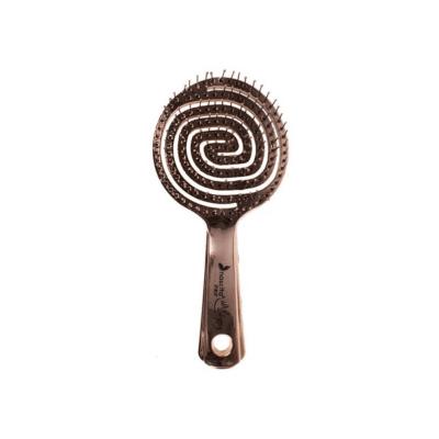 Brosse à cheveux Nascita 3D Flexi Kontrol - Brosse démêlante finition chrome pour cheveux bouclés