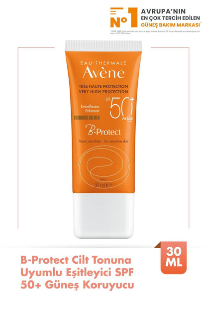 Protector solar Avene B-Protect SPF50+ para piel sensible - Fórmula no grasa rica en antioxidantes