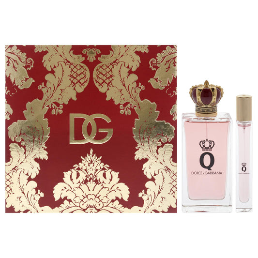 Dolce & gabbana "q" 2 pcs set for women: 3.3 eau de parfum spray + 0.33 eau de parfum spray
