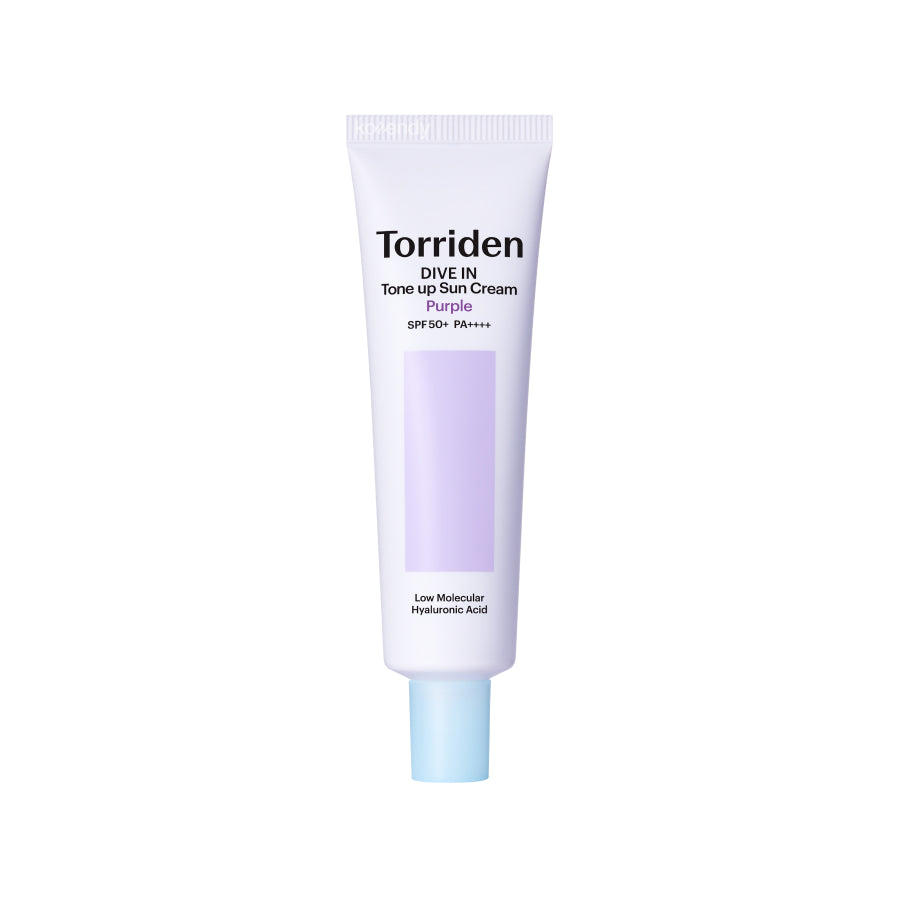 Crème solaire illuminatrice Torriden DIVE IN Purple SPF 50+ 60 ml