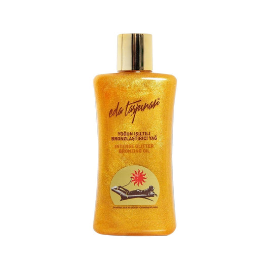 Eda Taşpınar Intensive Bronzing Shimmering Body Oil - Tanning Oil for Sun-Kissed Glow, 6.76 fl oz