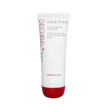 Crème hydratante Decubal pour peaux sèches et sensibles - Riche en glycérine et en lanoline, sans parfum, 250 g
