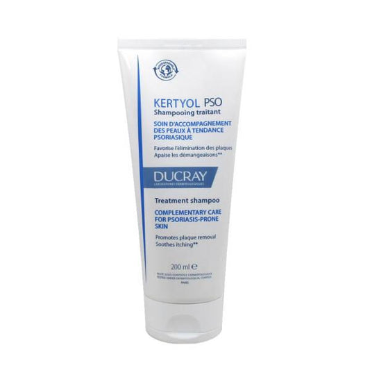 Shampooing Ducray Kertyol P.S.O 200 ml - Soin traitant pour le psoriasis du cuir chevelu et la dermatite séborrhéique