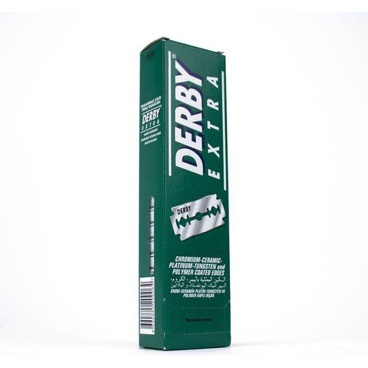 Derby Extra Chromium-Ceramic-Platinum Double Edge Razor Blades - 20x5 Blades Razor Blades Pasteur Pharmacy