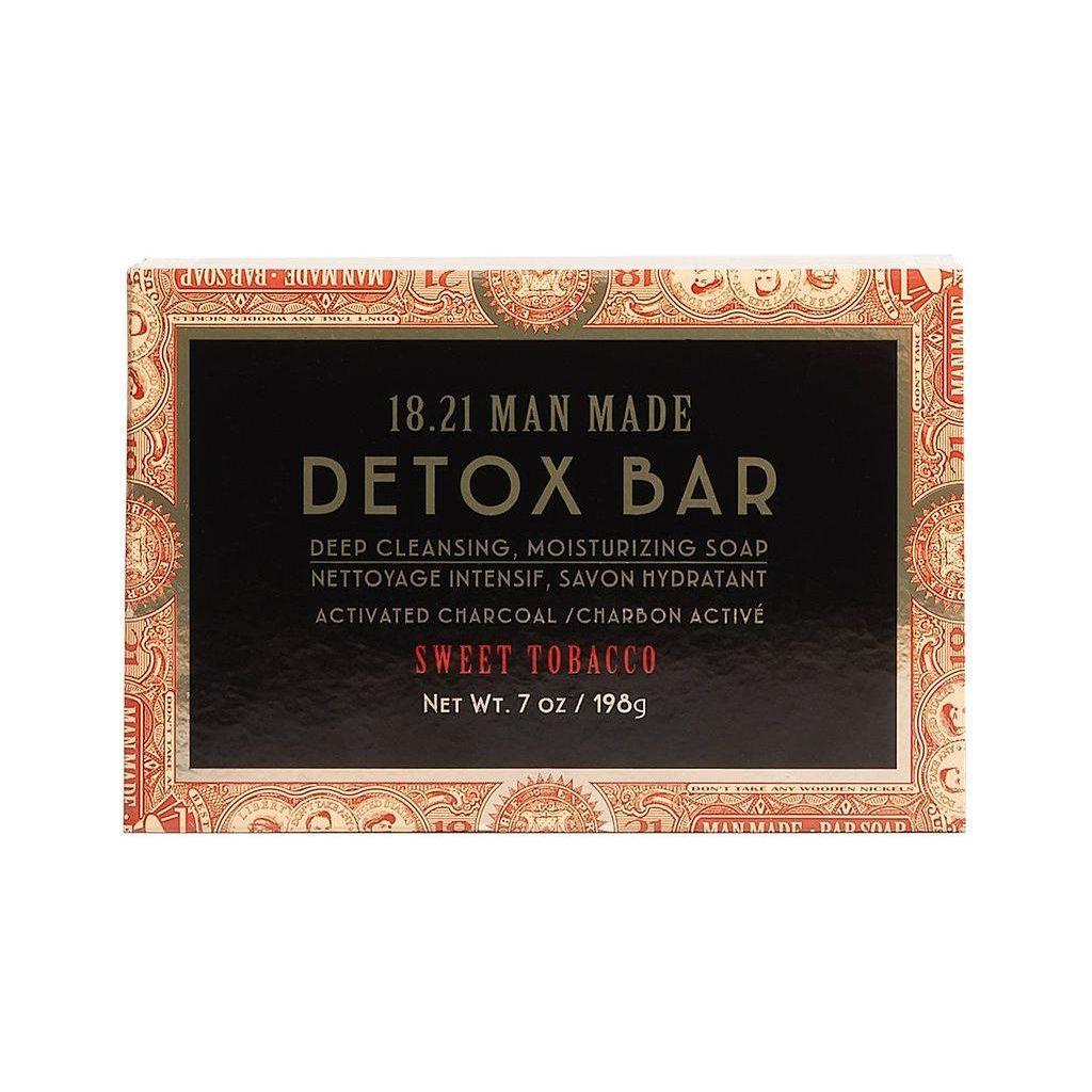 18.21 Man Made Detox Bar Soap Sweet Tobacco 200ml/7oz Bar Soap Pasteur Pharmacy