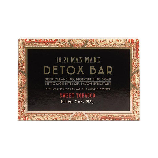 18.21 Man Made Detox Bar Soap Sweet Tobacco 200ml/7oz Bar Soap Pasteur Pharmacy