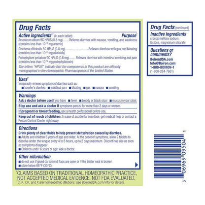 Boiron Diaralia 60 Tabs Homeopathic Medicine Pasteur Pharmacy