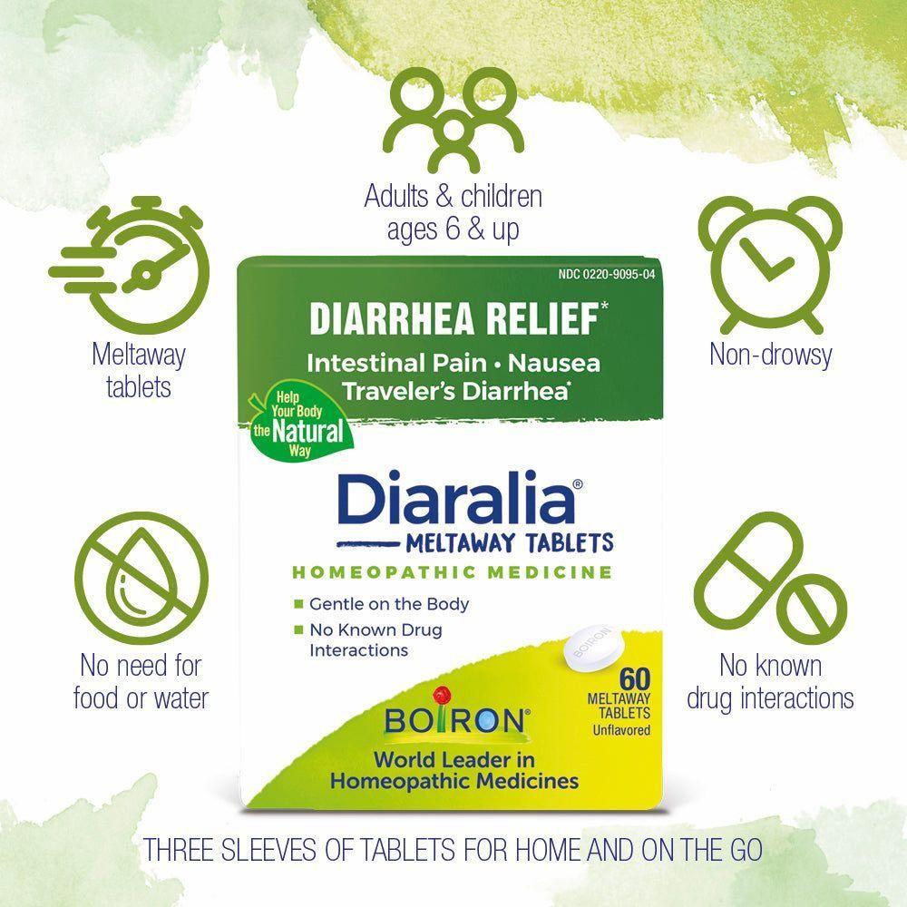 Boiron Diaralia 60 Tabs Homeopathic Medicine Pasteur Pharmacy