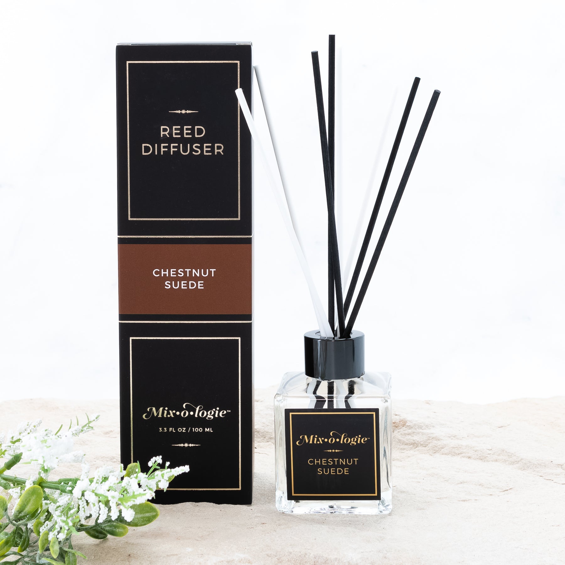 Chestnut Suede | Reed Diffuser Reed Diffuser MIXOLOGIE