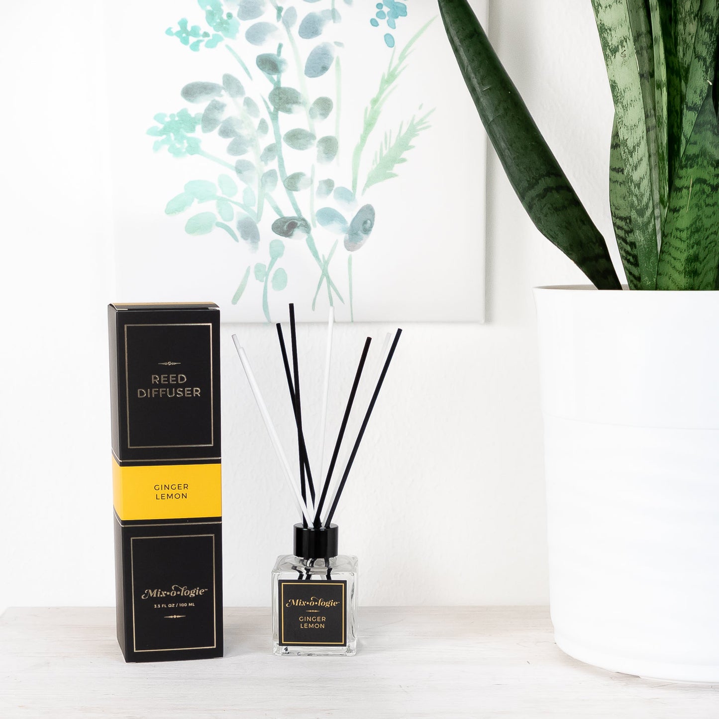 Ginger Lemon | Reed Diffuser Reed Diffuser MIXOLOGIE