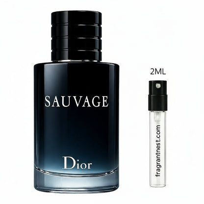 Dior Sauvage Eau De Toilette Travel Spray | Sample Fragrant Nest 2mL Sample (30 Sprays)