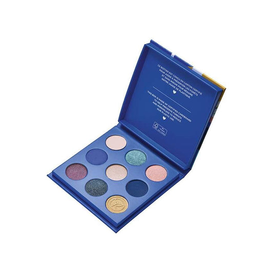 Palette de 9 ombres à paupières - Palette vegan inspirée de l'océan pour yeux sensibles