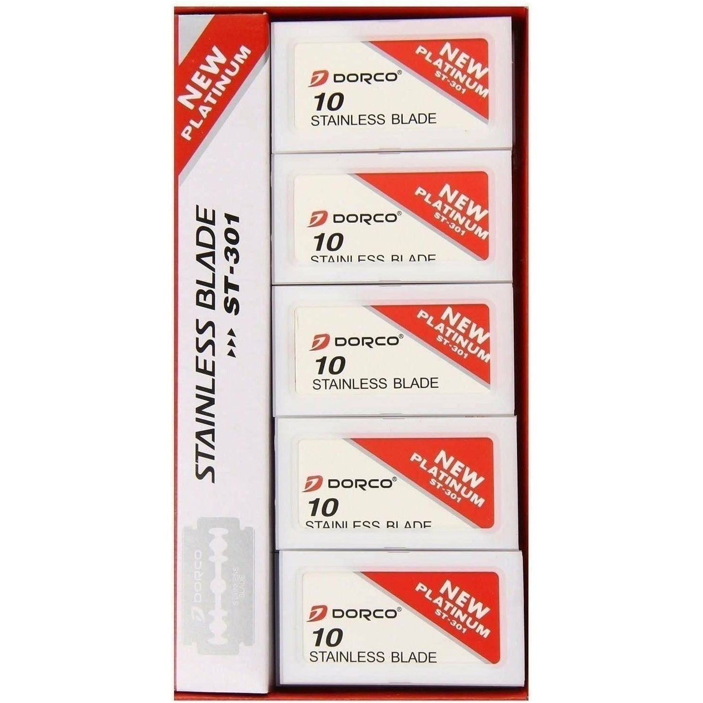 Dorco St-301 Double Edge Razor Blades - 10x10 Pack Razor Blades Pasteur Pharmacy