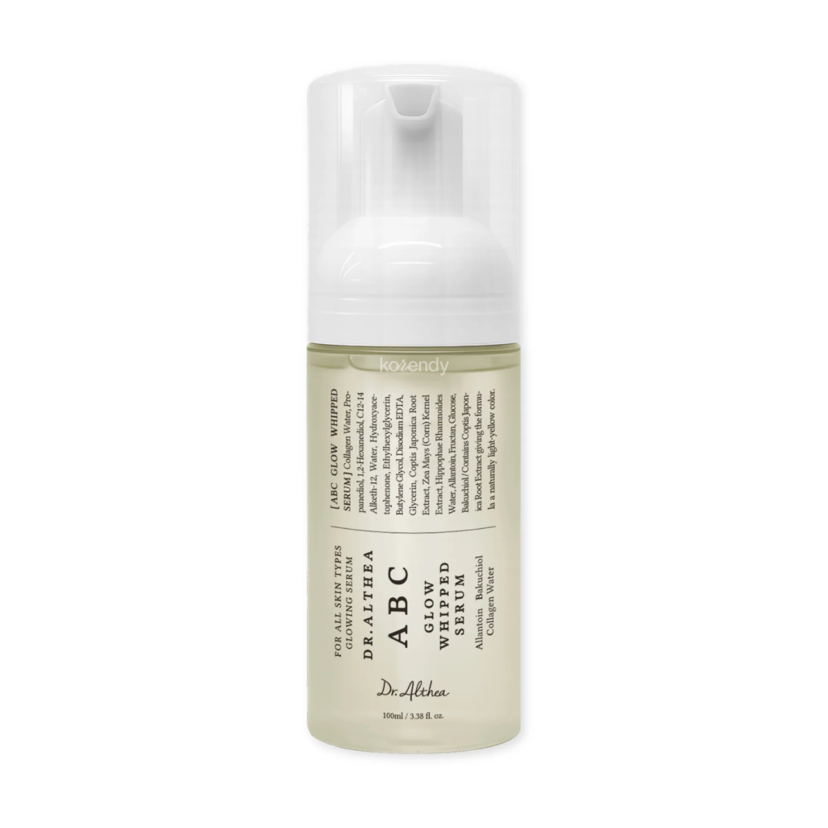 Sérum fouetté éclat Dr. Althea ABC Glow au collagène végétalien 100 ml