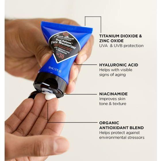 Jack Black Dual Defense Face Moisturizer SPF 30 2 Oz Face Moisturizer Pasteur Pharmacy