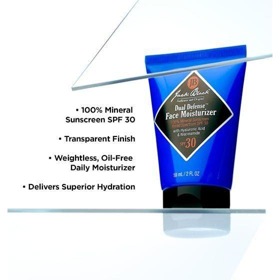 Jack Black Dual Defense Face Moisturizer SPF 30 2 Oz Face Moisturizer Pasteur Pharmacy
