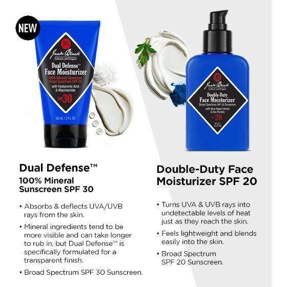Jack Black Dual Defense Face Moisturizer SPF 30 2 Oz Face Moisturizer Pasteur Pharmacy