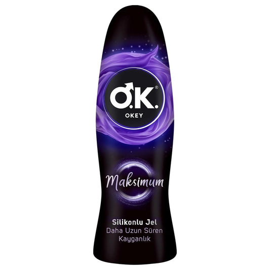 Okey Max Silicone Lubricant Gel with Long-Lasting Formula 50 ml