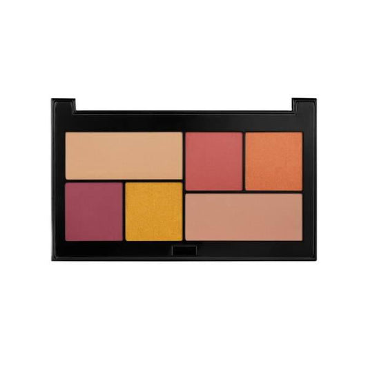 Paleta de sombras de ojos Bella Renk Pastel - 6 colores, tonos brillantes y mate - Paleta de maquillaje de ojos versátil para el día y la noche