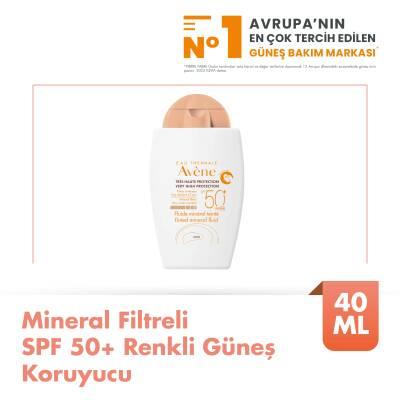 Avene Mineral Sunscreen Tinted SPF 50+ - Gentle Protection for Sensitive Skin, Avène Thermal Water, 1.35 fl oz