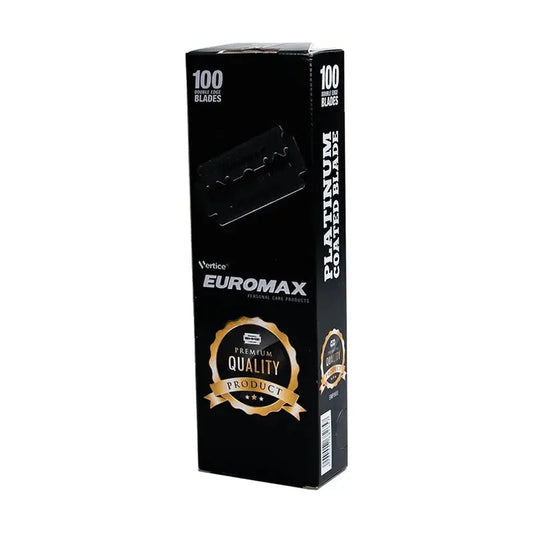 Euromax Platinum Coated Double Edge Razor Blades - 100 Blades Razor Blades Pasteur Pharmacy