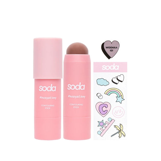 Soda Contouring Stick 101 - Compact Makeup for Effortless Facial Contouring