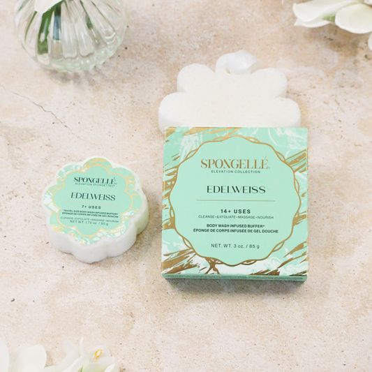 Ensemble de tampons corps et voyage Edelweiss