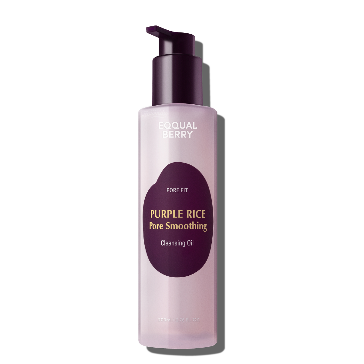 Huile démaquillante lissante aux pores Eqqualberry Purple Rice 200 ml