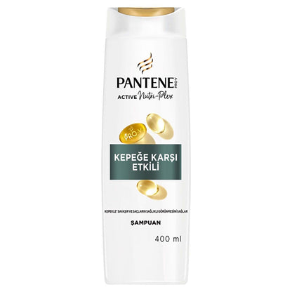 Shampooing antipelliculaire Pantene : Formule PRO-V pour soulager les démangeaisons et les pellicules, et pour des cheveux en pleine santé, 400 ml