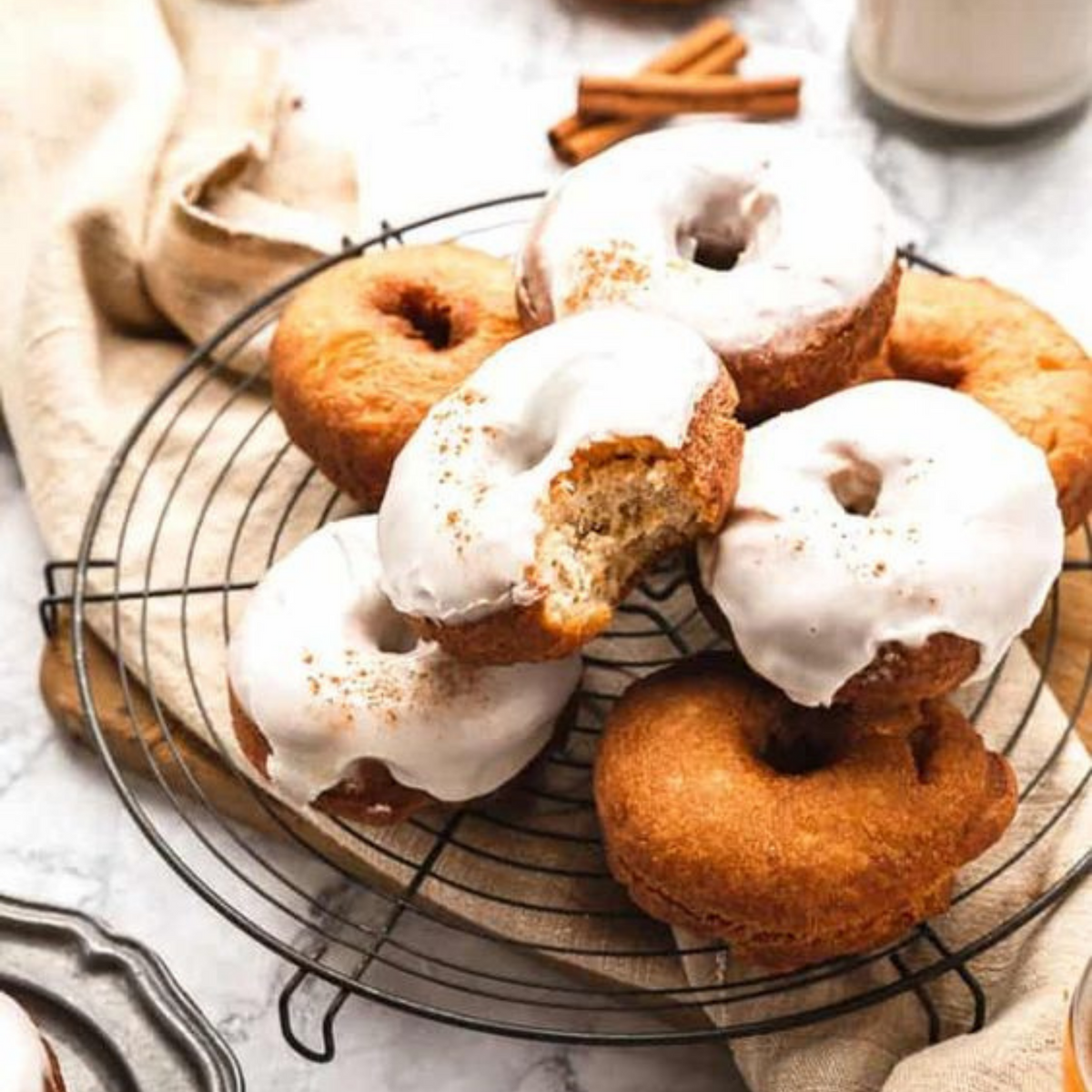 Boutique de beignets à la citrouille