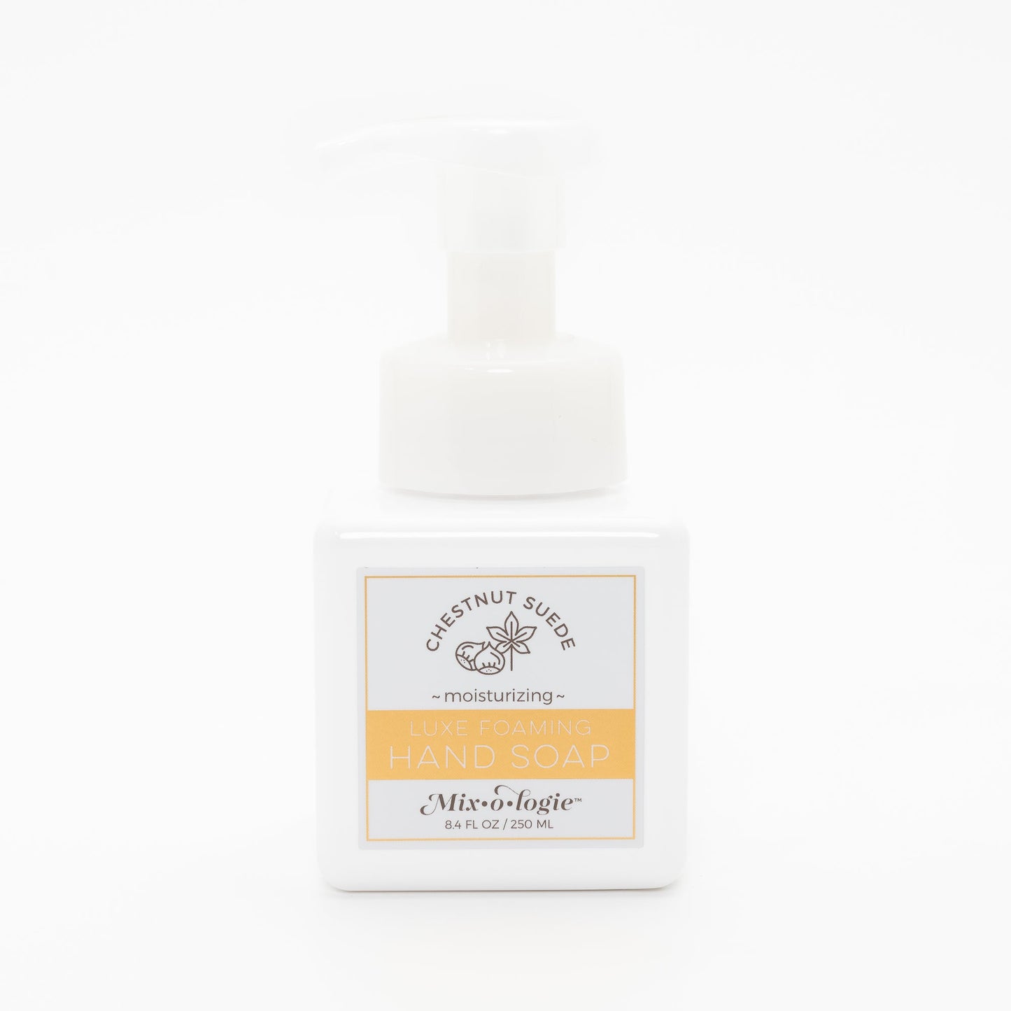 Chestnut Suede | Luxe Foaming Hand Soap (250 mL) Foaming Hand Soap MIXOLOGIE