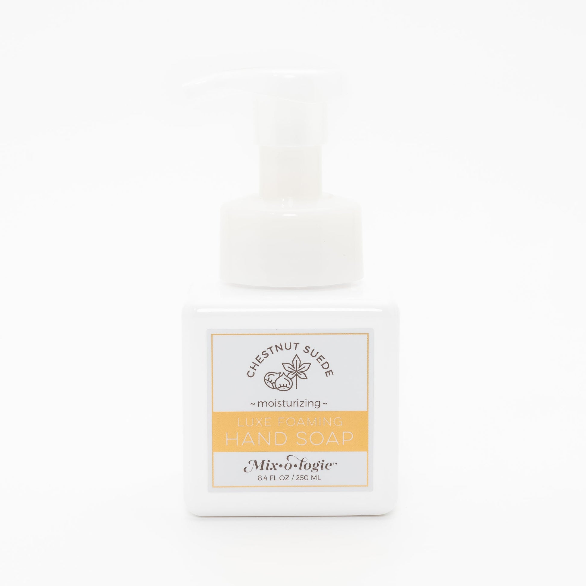 Chestnut Suede | Luxe Foaming Hand Soap (250 mL) Foaming Hand Soap MIXOLOGIE