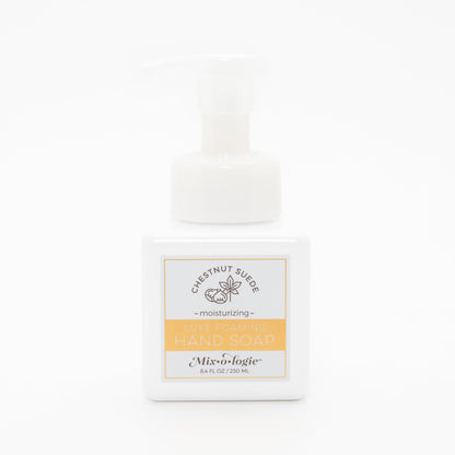 Chestnut Suede | Luxe Foaming Hand Soap (250 mL) Foaming Hand Soap MIXOLOGIE