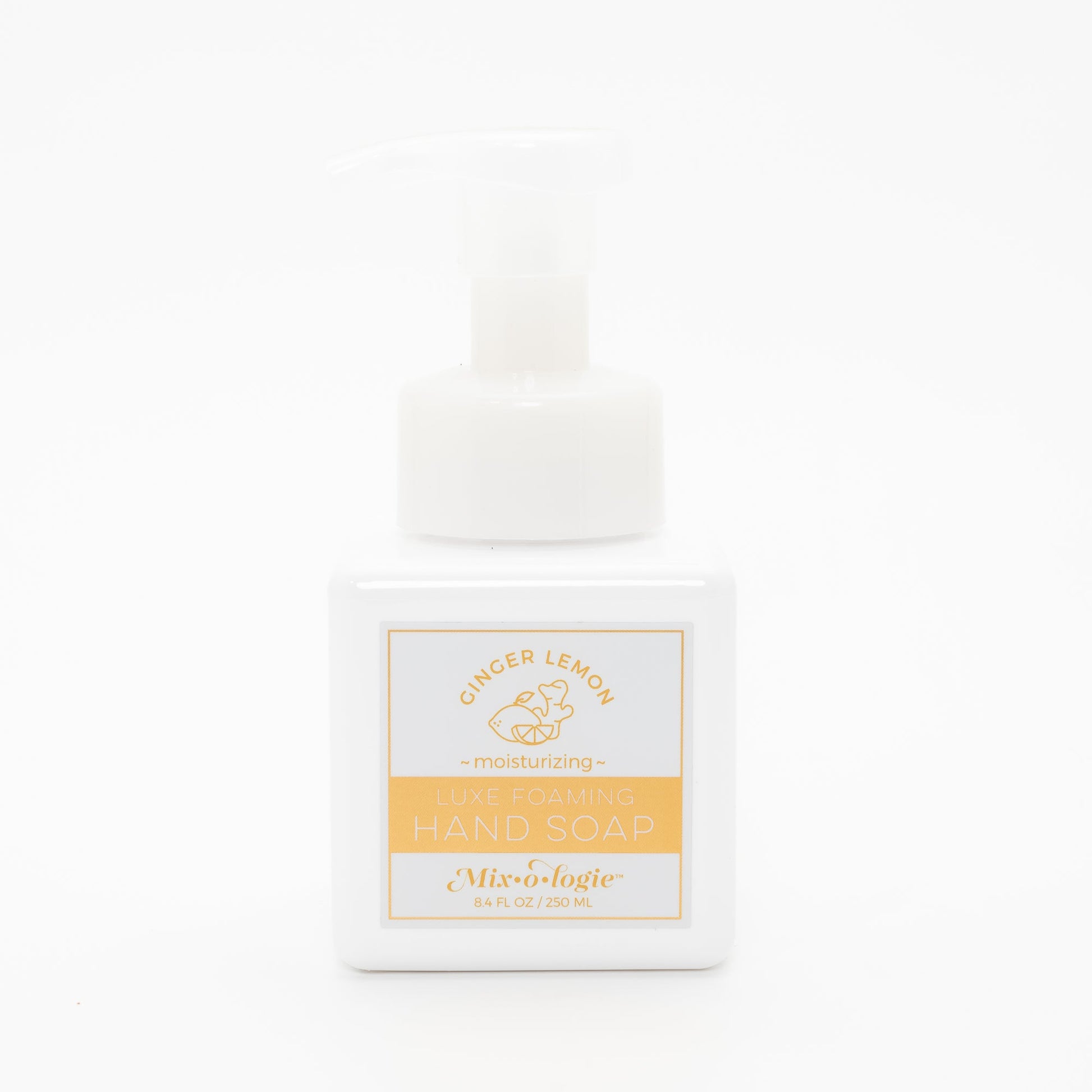 Ginger Lemon | Luxe Foaming Hand Soap (250 mL) Foaming Hand Soap MIXOLOGIE