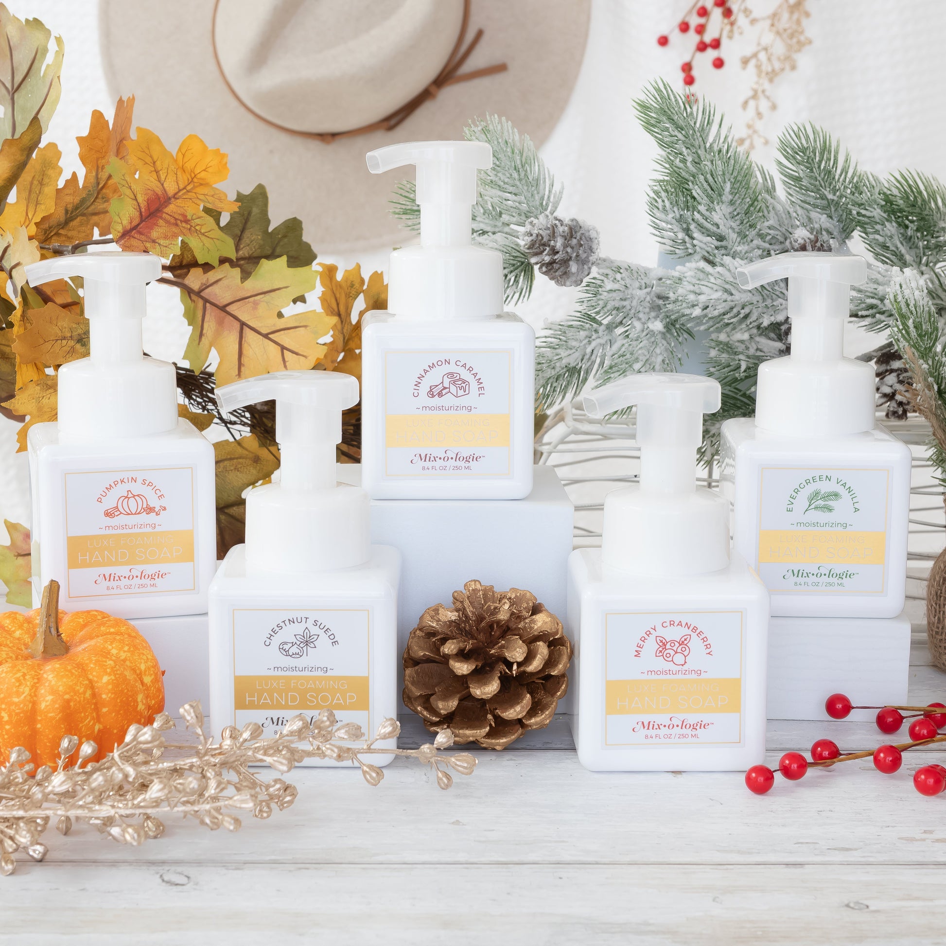 Chestnut Suede | Luxe Foaming Hand Soap (250 mL) Foaming Hand Soap MIXOLOGIE