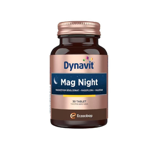 Dynavit Mag Night Nighttime Magnesium Supplement - 30 Tablets