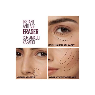 Correcteur Maybelline Instant Anti-Âge Effaceur - Maquillage végan, hydratant et multi-usages