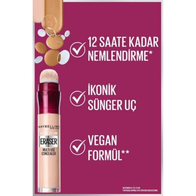 Correcteur Maybelline Instant Anti-Âge Effaceur - Maquillage végan, hydratant et multi-usages
