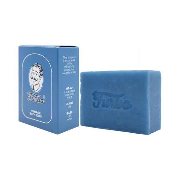 Furbo Blu Vintage Bath Soap 100g Bath Pasteur Pharmacy