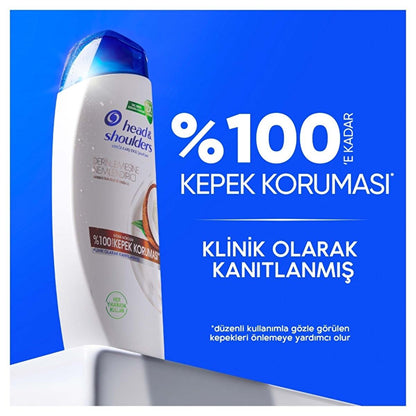 Champú anticaspa Head & Shoulders con aceite de coco - Hidratante, dermatológicamente probado - 330 ml