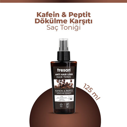 Tonic capillaire antichute à la caféine et aux peptides Tresan pour des cheveux nourris et plus épais - 125 ml