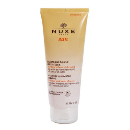 Champú para el cabello y cuerpo Nuxe After Sun - Limpieza suave sin parabenos para piel y cabello