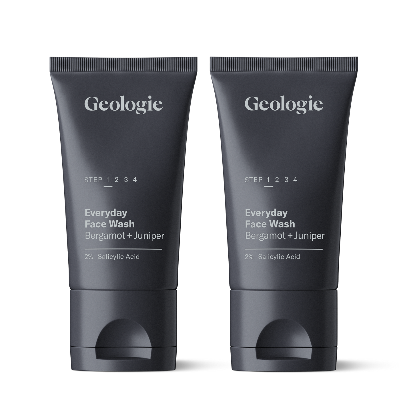 Geologie Salicylic Acid Face Wash Skin Care Geologie 60 ml Bergamot + Juniper 2-Pack