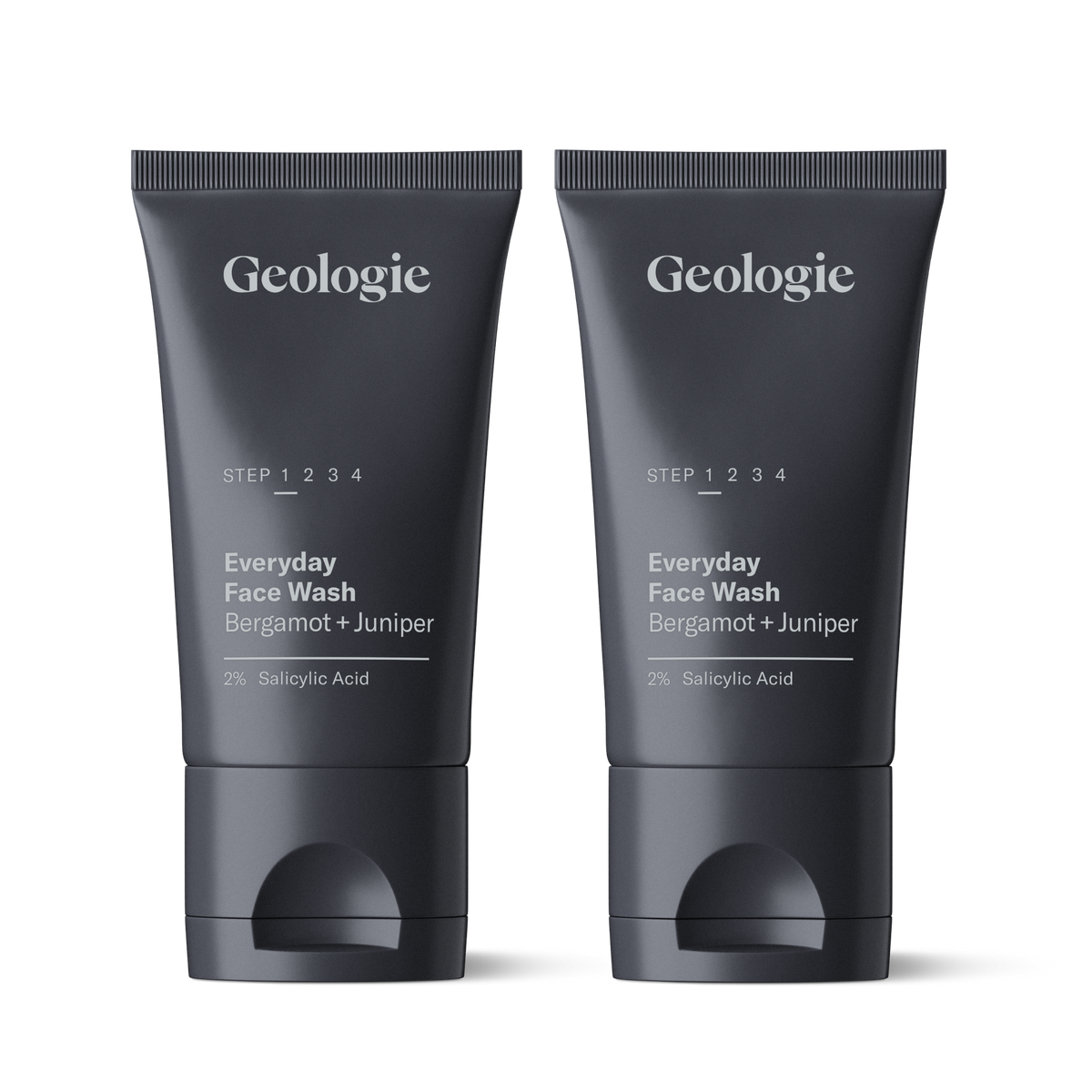 Geologie Salicylic Acid Face Wash Skin Care Geologie 60 ml Bergamot + Juniper 2-Pack