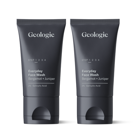 Geologie Salicylic Acid Face Wash Skin Care Geologie 60 ml Bergamot + Juniper 2-Pack